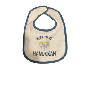My First Hanukkah Bib Hudson Baby